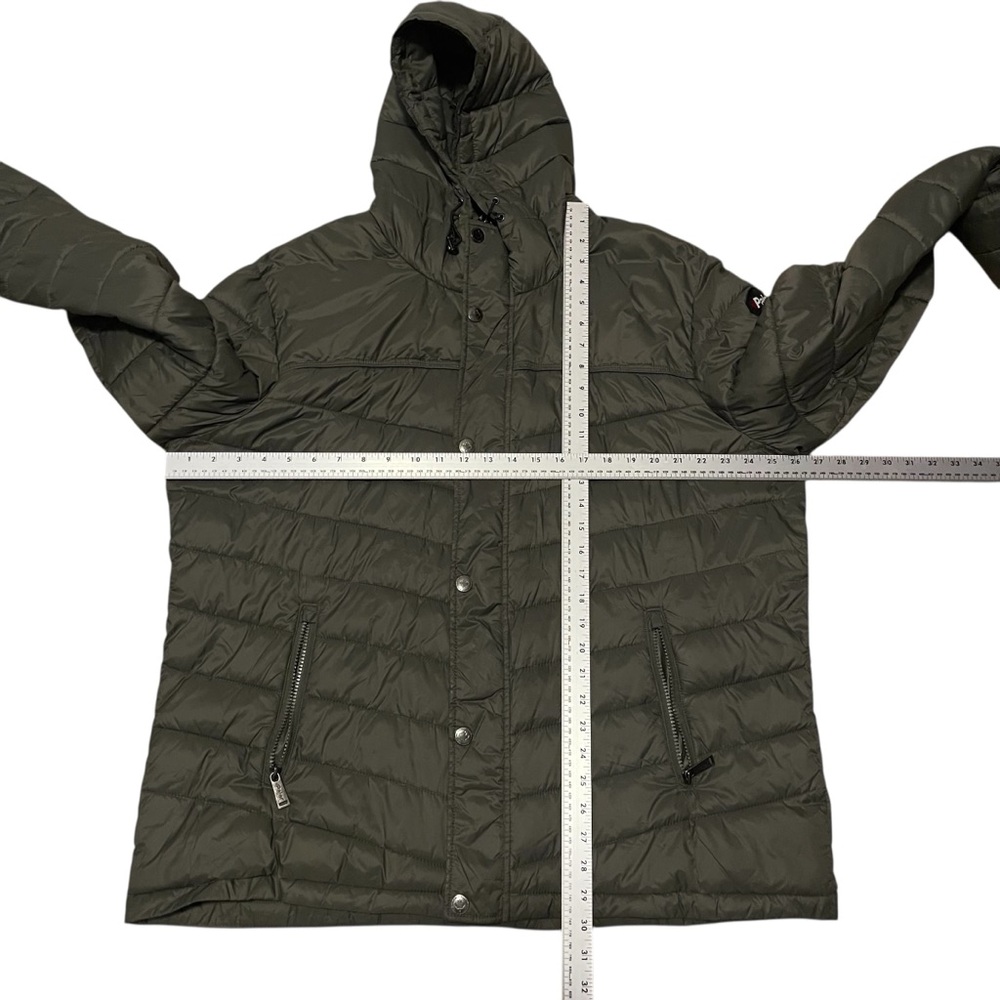 Pajar Women's Olive Hooded Puffer Jacket - Picture 5 of 11